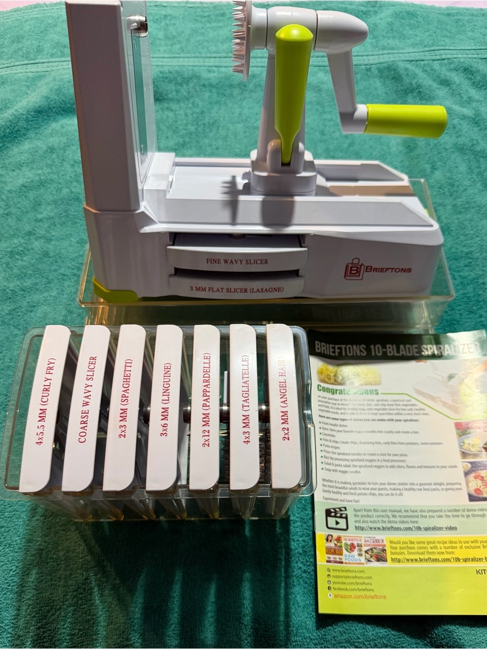 Brieftons 10-Blade Spiralizer